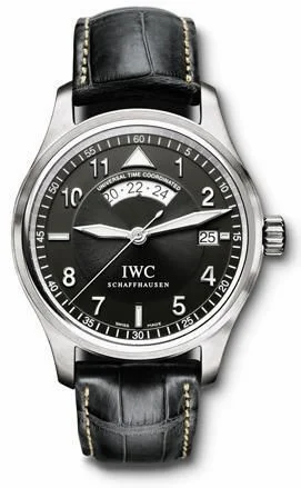 IWC Pilot's Watch Spitfire UTC Stainless Steel / Black / Strap IW3251-05 (IW325105)